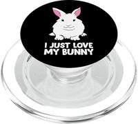 I Just Love My Bunny - Peluche a forma di coniglietto PopSockets PopGrip per MagSafe