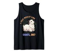 I Just Really Like Goats Ok Farm Animal Cute Cashmere Capra Canotta