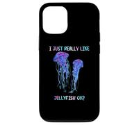 I Just Really Like Jellyfish, OK? Watercolor Fish, JellyFish Custodia per iPhone 12/12 Pro