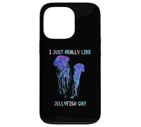 I Just Really Like Jellyfish, OK? Watercolor Fish, JellyFish Custodia per iPhone 13 Pro