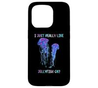 I Just Really Like Jellyfish, OK? Watercolor Fish, JellyFish Custodia per iPhone 15 Pro