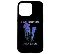 I Just Really Like Jellyfish, OK? Watercolor Fish, JellyFish Custodia per iPhone 15 Pro Max