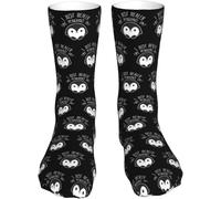 I Just Really Like Penguins Ok Calze Da Ciclismo Personalizzate Calzini Vestito Morbide Unisex Calzini Per Ciclismo, Natale, Gli Sport, 40Cm