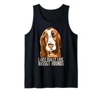 I Just Really Love Basset Hounds Canotta