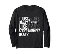 I Just really Spider Monkey Lover, divertente, per uomini, donne, ragazze, ragazzi Maglia a Manica