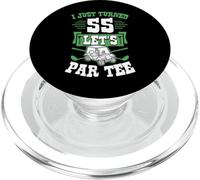 I Just Turned 55 Let's Par-Tee Golf Cart 55° compleanno PopSockets PopGrip per MagSafe