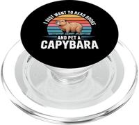 I Just Want To Read Books And Pet A Capybara - PopSockets PopGrip per MagSafe
