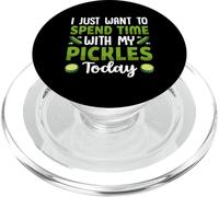 I Just Want To Spend Time With My Pickles Today PopSockets PopGrip per MagSafe