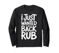 I Just Wanted A Back Rub Aspettando la Mamma Incinta Maglia a Manica