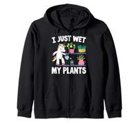 I Just Wet My Plants Divertente Piante Giardinaggio Giardiniere Ragazza Felpa con Cappuccio