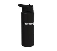 I Just Wet My Plants White - Camicia da giardinaggio per giardinieri Stainless Steel Insulated Water Bottle