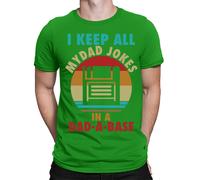 I Keep All My Dad Jokes In A Dad-A-Base T-Shirt Amazing Men Tee Top T-Shirt #FD