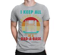 I Keep All My Dad Jokes In A Dad-A-Base T-Shirt Amazing Men Tee Top T-Shirt #FD