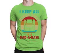 I Keep All My Dad Jokes In A Dad-A-Base T-Shirt Amazing Men Tee Top T-Shirt #FD
