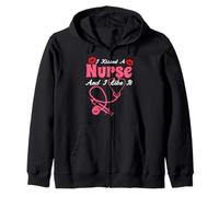 I Kissed A Nurse And I Like It Funny Nursing Nurses Felpa con Cappuccio
