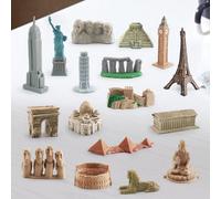 I kit di costruzione di monumenti storici viaggiano in tutto il mondo per la