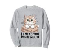 I Knead You Right Meow Amante Gatto Felino Pet Meow Love Cats Felpa