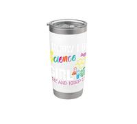 I Know I Do Science Like A Girl Try and Keep Up - Scientist Bicchiere termico in acciaio inox doppia parete