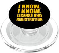 I Know I Know License and Registration PopSockets PopGrip per MagSafe