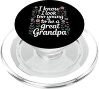 I Know I Look Too Young To Be A Great Grandpa - PopSockets PopGrip per MagSafe