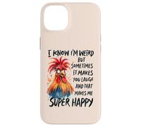 I Know I'm Weird But Sometimes It Make You Laugh Funny citazione Custodia per iPhone 14 Plus