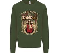 I Know It ’S Solo Rock’ N' Rotolo Musica Chitarra Bambini Felpa Maglione