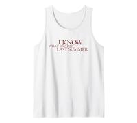 I Know What You Did Last Summer Blood Red Logo Retro Horror Canotta