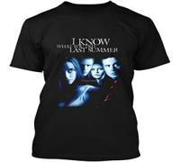 I Know What You Did Last Summer Men T Shirt Unisex for Mens Casual Graphic Tops Black L
