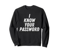 I Know Your Password Funny Hacker Joke for Coders & Hackers Felpa