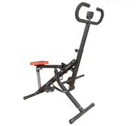 I-Kracht, KT00131-SLV, Total Fitness Crunch con monitor digitale, attrezzo compatto per allenamento a casa, taglia unica, coloreSilver