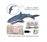 ï¼L1 Spruzzo d'acqua) Piscine d'acqua Robot da vasca Squali telecomandati Giocattoli da bagnetto per