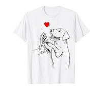 I Labrador Retriever adorano i cani Black Golden Labbi Mamma Maglietta