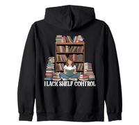 I Lack Shelf Control - Divertente Amante dei Libri Che Legge i Vermi Felpa con Cappuccio
