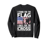 I Land for The Flag Memorial Day Never Forget Veteran Felpa