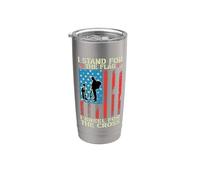 I Land For The Flag Memorial Day Non dimenticate mai i veterani degli Stati Uniti Bicchiere termico in acciaio inox doppia parete