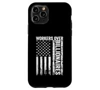 I lavoratori sopra i miliardari protestano contro la giustizia sociale Custodia per iPhone 11 Pro