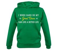 I Lavoro Rigido For My Great Dane - Bambini Felpa/Maglione - Greatdane Cane