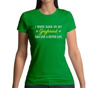 I Lavoro Rigido For My Levriero - Donna T-Shirt - Cane Cani Cagnolino Love
