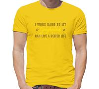 I Lavoro Rigido For My Levriero - T-Shirt - Cane Cani Cagnolino Love Grigio