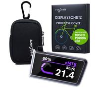 i-LEFANTE Custodia in TPU per Bosch Purion 400 - Copertura trasparente per computer bicicletta, antiurto, impermeabile, perfetta per display e-bike (set: custodia e borsa)