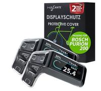 i-LEFANTE Custodia protettiva per display Bosch Purion 200, per e-bike, trasparente e impermeabile, protezione antiurto e graffi (set da 2)