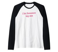 I Let Donne Top Me Maglia con Maniche Raglan