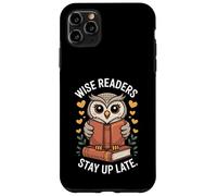 I lettori saggi restano svegli fino a tardi Owl Book Lovers Custodia per iPhone 11 Pro Max