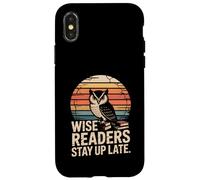 I lettori saggi restano svegli fino a tardi Owl Books Custodia per iPhone X/XS