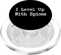 I Level Up With Spices Funny Gamer Cooking Citazione PopSockets PopGrip per MagSafe