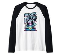 I Libri Divertenti Sono Il Mio PORTALE di Fu Maglia con Maniche Raglan
