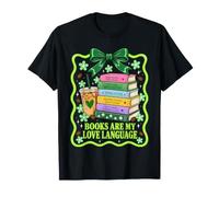I Libri Sono Il Mio Amore Lingua Lettore di caffè Bookaholic Bookworm Maglietta