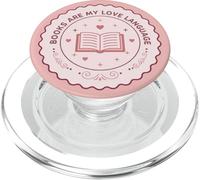 I libri sono il mio amore Lingua Lettura Citazione Libro Lettore PopSockets PopGrip per MagSafe