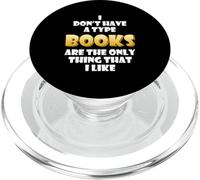 I libri sono l'unica cosa che mi piace Fast Speed Reader Book PopSockets PopGrip per MagSafe