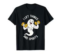 I Lift Things And Spirits Funny Workout Lifting Fitness Gym Maglietta
